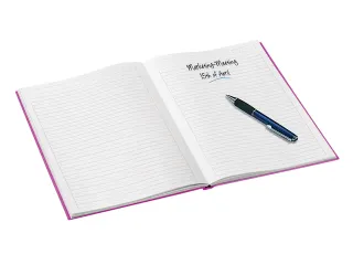 Notitieboek Leitz WOW A5 lijn roze - 3