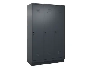 locker voor scheiding van kleding,HxBxD 1950x1200x500mm,3vak - 1