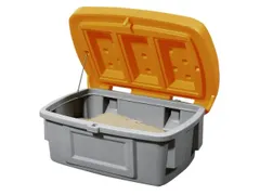 strooigoedbak,100l,HxBxD 460x975x705mm,PE,grijs,deksel oranje