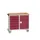 montagetafel 980x1050x600mm multiplexblad 6 laden kast front RAL3004