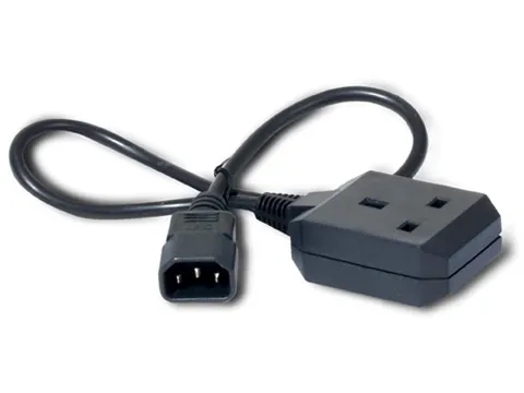 Netsnoer, C14 op BS1363 (VK), 0,6m