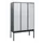 locker,HxBxD 1950x1200x500mm,3vak,vak B 400mm,cil.-slot,voetonderstel