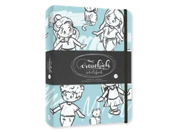Schetsboek CreaChick Chibi Blue 108 pagina's 200 gram