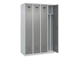 locker voor scheiding van kleding,HxBxD 1850x1200x500mm,4vak