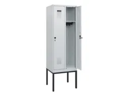 schoollocker,HxBxD 1950x600x500mm,2vak,vak B 300mm,draaigrendel