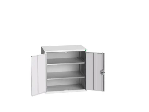 universele kast,HxBxD 800x800x550mm,2xStalen bodem,draaigrendelslot