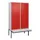 locker voor scheiding van kleding,HxBxD 2120x1200x815mm,4vak