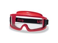 Ruimzichtbril 9301633 Rood Polycarbonaat Blank