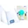 Offertemap Pearl1+insteektas A4 2 flappen wit