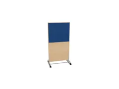 scheidingswand,HxB 1545x800mm,NE-esdoorn,BN6016-blauw