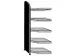 Angle Hxl 1900x600mm 5tablettes 1panneau Latéral Avec Paroi Arrière