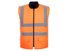 Portwest S469 hi-vis bodywarmer, fluo oranje, maat 3XL, per stuk