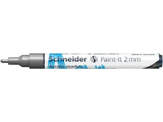 Acrylmarker Schneider Paint-It 310 2mm zilver - 4