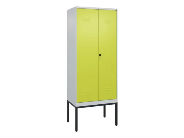 PBM-locker,HxBxD 2120x800x500mm,2vak,vak B 400mm,draaigrendel