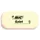 Gum Bic Galet pvc vrij zacht potlood wit