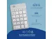 Numeriek Toetsenbord R-Go Numpad Break Draadloos Wit