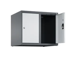 opzetkast,v. locker,2vak.,vak B 300mm,HxBxD 500x600x500mm,cilinderslot - 1