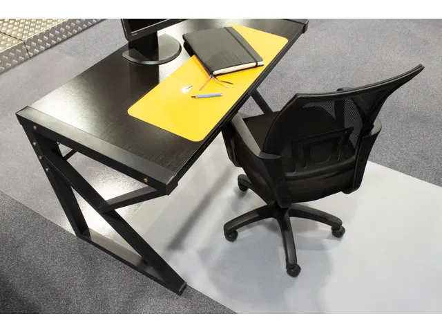 Chaise de bureau Linea Felluca avec accoudoir noir