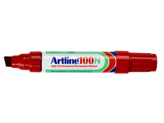 Viltstift Artline 100 schuin 7.5-12mm rood - 1