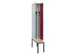 armoire vestiaire avec banc noir et blanc,HxlxP 2120x300x815mm