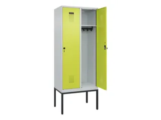 locker,HxBxD 2120x800x500mm,2vak,vak B 400mm,draaigrendel - 1