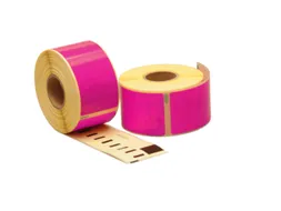 Dymo Compatible Label 99012 36x89mm Roze