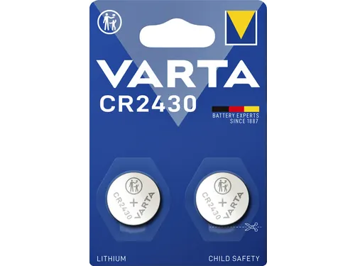 Batterij Varta knoopcel CR2430 lithium blister à 2 stuks