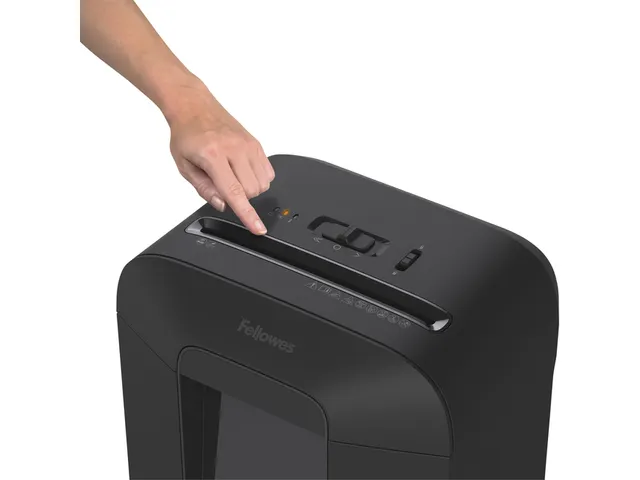 Destructeur Fellowes Powershred LX85 particules 4x40mm noir P-4