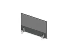 opzetpaneel bureau aanbouw zijkant MS-donkergrijs BN8078-grijs 800mm