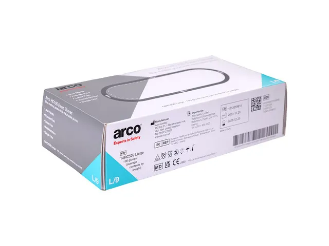 Wegwerphandschoen Arco HC5 nitril blauw maat L 100 stuks