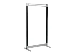 garderoberek,HxBxD 1700x1000x460mm,1kledingstang,staal,poedercoat.