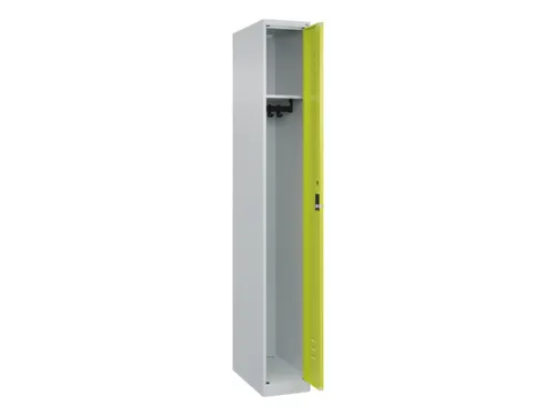 locker,HxBxD 1850x250x500mm,1vak,vak B 250mm,cil.-slot,staand op vloer
