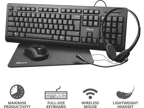 Trust Primo 4-in-1 Home Office Set