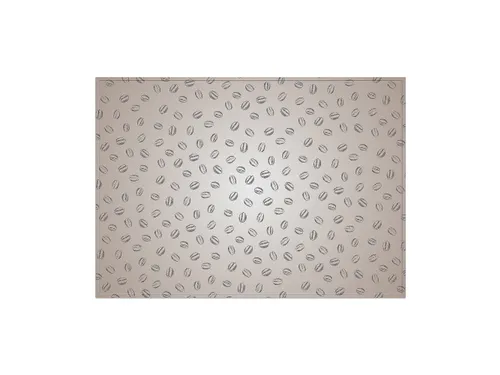 Placemat 45x32cm PVC Koffiebonen 6 Stuks