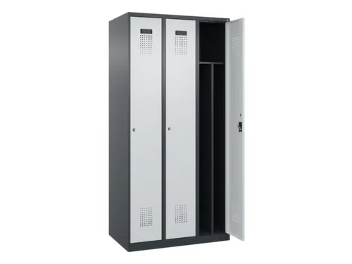 locker voor scheiding van kleding,HxBxD 1850x900x500mm,3vak