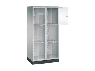 grootvolume-lockersysteem,HxBxD 1750x820x500mm,2x3vakken,cil.-slot - 1