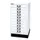 kantoor-ladekast HxBxD 670x349x432mm 10 laden romp verkeerswit staal