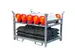 Bakenset,10Bakens M. Lampen,Voetplaten,1Opslag-/Transportpallet