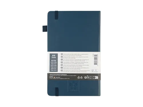 Notitieboek Sakura hard cover large lijn deep indigo 130x210mm