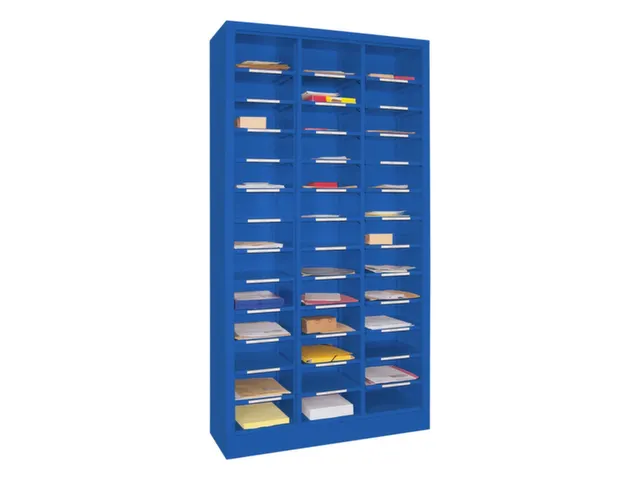 Postsorteerkast HxBxD 1950x1000x400mm 3x13 Vakken Ral5010