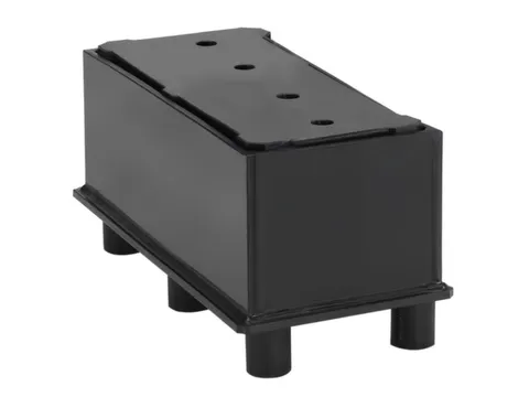 Opvangbak Hdpe 870x470x415mm V. 2x60l M. Poten Pe Plaat 60l