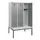 locker met bank,HxBxD 1950x1200x815mm,3vak,vak B 400mm,cilinderslot