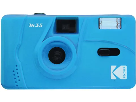 analoog fototoestel M35, blauw