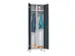 garderobekast,HxBxD 1850x600x500mm,2vak,RAL7035,front RAL7016