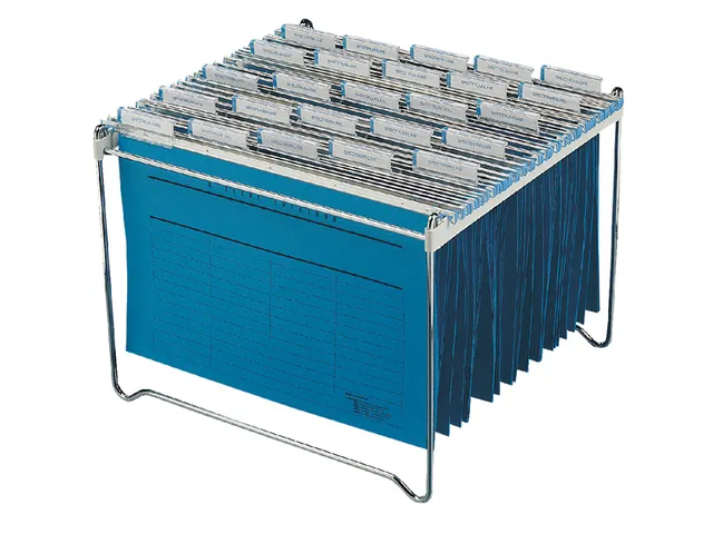Hangmappenrek A6582-551 Tbv 40 Map A4/folio Chroom