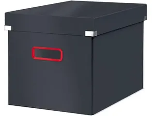 Cosy Click & Store kubus grote opbergdoos grijs 80% gerecycled karton - 2