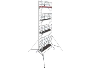 rolsteiger,werk H 9,4m,steiger H 8,5m,platform BxD 2500x750mm - 3