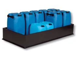 Opvangbak Hdpe Bxdxh 1870x870x295mm 3x220l Open Volume 225l