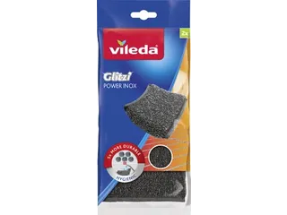 Vlidea Glitzi Power Inox schuurspons 2 stuks - 2