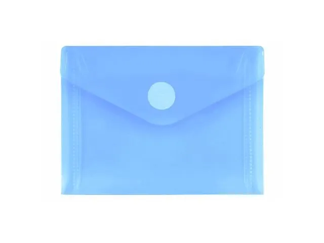 Enveloptas Foldersys A7 PP transp blauw